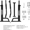 ONETWOFIT Wall Mounted Pull Up Bar with More Stable 6-Hole Design for Indoor and Outdoor Use, Maximum Weight 440 Lbs OT103 - Image 8