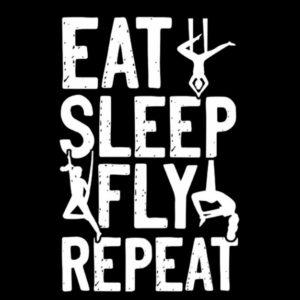 Aerial Silks Eat Sleep Fly Aerial Silk Acrobatics Dancer Circus Aerialist Notebook: Collection Journal Subject 100 Lined pages 8.5x11 College Ruled Paper