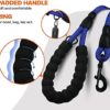 Taglory Rope Dog Leash 6FT with Comfortable Padded Handle, Highly Reflective Threads Dog Leash for Medium Dogs, 3/8 inch, Navyblue - Image 4