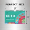 Willa Flare Keto Cheat Sheet Magnets - Easy Reference for 192 Keto Snacks and Foods! Correct Ketogenic Measurements for Your Keto Cookbook - Easy Keto Diet Fridge Guide Plus Extra List of 500 Foods - Image 4