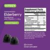 Sambucus Black Elderberry Gummies [3 in 1 Immune Booster] Plus Zinc & Vitamin C - Herbal Dietary Supplements, Plant Based Pectin - Good for Adults Teens & Kids - Berry Flavored Gummy [60 Count-2 Pack] - Image 4