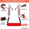 OUYOO Pull Up Assistance Bands System Resistance Set,10 Elastic Resistance Body Stretching & Strength - Image 2