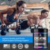 Pure Creatine Monohydrate Powder - Keto Friendly Micronized Creatine Powder, 5000mg of Creatine per Serving (5g) - Unflavored Amino Acid Powder, No Artificial Ingredients, Non-GMO - 60 Servings - Image 5