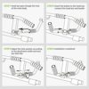 Doeplex [New Upgrade] Multi-Grip Pullup Bar with Smart Larger Hooks Technology - USA Original Patent, USA Designed, USA Shipped, USA Warranty - Image 6