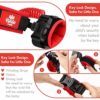 Toddlers Leash for Walking + Anti Lost Wrist Link Safety Wrist 4 in 1 for Toddlers, Child, Babies & Kids, Safety Harness Kids Walking Wristband Assistant Strap Belt (Red Minnie Toddler Leash) - Image 6