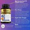 Sakoon nutrition Black Seed Oil & Honey Gummies W/ 2%+ THYMOQUINONE | Nigella Sativa Seeds| Super antioxidant for Immune Support, Joints, Digestion, Hair & Skin | 60 Gummies - Image 4