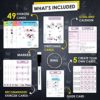 Flexies Pilates Ring Workout Cards -58 Exercise ring Card with Pilates circle Work Out Posture, Instruction & Breathing Tips | Free Dry-Erase Marker & Binding ring|Pilates Equipment Thigh Master guide - Image 6