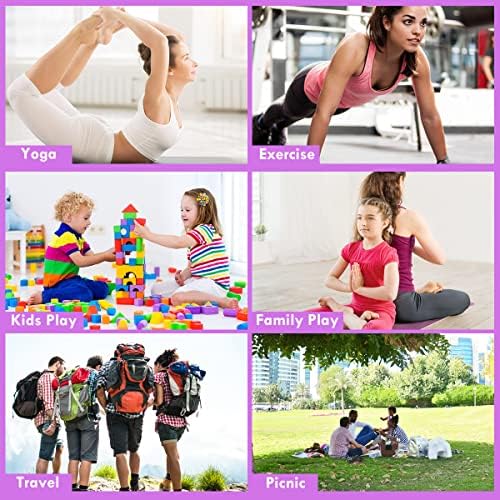 Giantex 6'x 2' Folding Gymnastics Mat, Exercise Mat w/ Carrying Handles, Small Size, Easy to Store and Clean, Lightweight Tumbling Mat for Gym, Home - Image 6