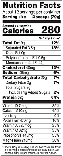 Muscle Milk Genuine Protein Powder, Chocolate, 1.93 Pounds, 12 Servings, 32g Protein, 3g Sugar, Calcium, Vitamins A, C & D, NSF Certified for Sport, Energizing Snack, Packaging May Vary - Image 5