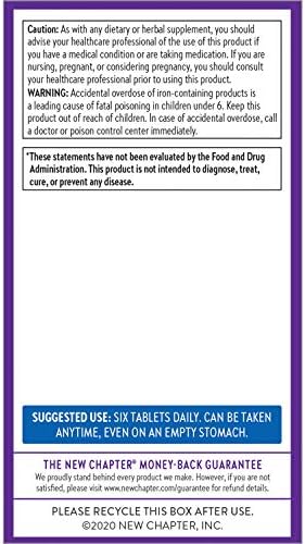 New Chapter Tiny Tabs Multivitamin with Energy Stress and Immune Support + Vitamin D3 + B Vitamins, 192 Count - Image 8