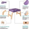 Original Cushion for Meditation Stool, Home Use Inversion Stool with Thickened Pu Pads, Yoga Stool for Family, Gym, Fitness, Yoga Inversion Chair,Black - Image 4