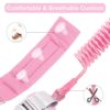 Anti-Lost Wrist Chain Anti Lost Leash Baby Leash with Child Upgraded Safety Locks for Kids Babies, Kids, Wrist Band for Outdoor Activities, Shopping(Pink 8.2 Ft) - Image 5