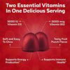 Vitamin B12 5000mcg and Vitamin D3 5000 IU Gummies, 60 Count | Delicious Fruit Punch Flavor, Vitamin D and Methyl B12 Vitamins for Energy and Immune Support - Image 2