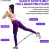 Figure 8 Resistance Band, Resistance Bands for Women Men, 8 Shaped Resistance Band for Arms, Chest Expander, Yoga Gym Fitness Pulling Rope 8 Word Elastic for Exercise Muscle Training Tubing - Image 2