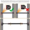 Aoyar Doorway Pull Up Bar Door Frame Chin Up Bar Adjustable Upper Body Workout Bar No Screw Installation Multifunctional Strength Training for Home Gym Fitness Exercise up to 440 lbs - Image 3