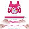 Toddler Harness with Leash + Anti Lost Wrist Link, Accmor Unicorn Toddler Harness Leashes, Child Walking Wristband Assistant Strap Belt for Baby Girls - Image 2