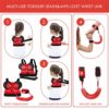 Toddlers Leash for Walking + Anti Lost Wrist Link Safety Wrist 4 in 1 for Toddlers, Child, Babies & Kids, Safety Harness Kids Walking Wristband Assistant Strap Belt (Red Minnie Toddler Leash) - Image 2