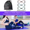 Figure 8 Resistance Band, Resistance Bands for Women Men, 8 Shaped Resistance Band for Arms, Chest Expander, Yoga Gym Fitness Pulling Rope 8 Word Elastic for Exercise Muscle Training Tubing - Image 3
