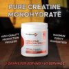 NutriBlends Creatine Monohydrate Powder 300g (100% Pure- 60 Servings of 5 Grams Each - Optimium Micronized Creatine Powder) Unflavored, Vegan, Keto Friendly (Creatina Monohidratada) - Image 4