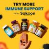 Sakoon nutrition Black Seed Oil & Honey Gummies W/ 2%+ THYMOQUINONE | Nigella Sativa Seeds| Super antioxidant for Immune Support, Joints, Digestion, Hair & Skin | 60 Gummies - Image 6