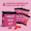 Shameless Snacks - Healthy Low Calorie Snacks, Low Carb Keto Gummies (Gluten Free Candy) - 6 Pack Red Raspberry Sour Scouts - Image 8