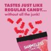 Shameless Snacks - Healthy Low Calorie Snacks, Low Carb Keto Gummies (Gluten Free Candy) - 6 Pack Red Raspberry Sour Scouts - Image 7