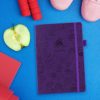 Clever Fox Fitness & Food Journal – Nutrition & Workout Planner for Women & Men – Diet & Gym Exercise Log Book with Calendars, Diet & Training Trackers - Undated, A5 Size, Hardcover (Purple) - Image 7