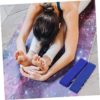 BIUDECO 1 Pair Yoga Stretching Belt Fitness Bands Exercise Rings Fitness Accessories Yoga Stretch Band Yoga - Image 7