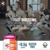 Dymatize ISO100 Hydrolyzed 100% Whey Isolate Protein Powder in Dunkin' Cappuccino Flavor, 25g Protein, 95mg Caffeine, 5.5g BCAAs, Gluten Free, Fast Absorbing, Easy Digesting, 21.5 Oz - Image 3