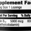 Amazon Elements Vitamin B12 Methylcobalamin 5000 mcg - Normal Energy Production and Metabolism, Immune System Support - 2 Month Supply, Berry Flavored Lozenges, 65 Count - Image 8