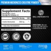 Pure Creatine Monohydrate Powder - Keto Friendly Micronized Creatine Powder, 5000mg of Creatine per Serving (5g) - Unflavored Amino Acid Powder, No Artificial Ingredients, Non-GMO - 60 Servings - Image 2
