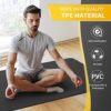 CAMBIVO Extra Wide Yoga Mat for Women and Men (72"x 32"x 1/4"), Eco-Friendly SGS Certified, Large TPE Exercise Fitness Mat for Yoga, Pilates, Workout - Image 5