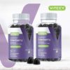 Sambucus Black Elderberry Gummies [3 in 1 Immune Booster] Plus Zinc & Vitamin C - Herbal Dietary Supplements, Plant Based Pectin - Good for Adults Teens & Kids - Berry Flavored Gummy [60 Count-2 Pack] - Image 2