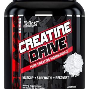 Nutrex Research Ultra Pure Creatine Monohydrate Powder Unflavored | 200 Servings, 5G Micronized Creatine Powder for Muscle Gain, Strength and Performance Creatine Supplement (1 Kilogram, 2.2lbs)
