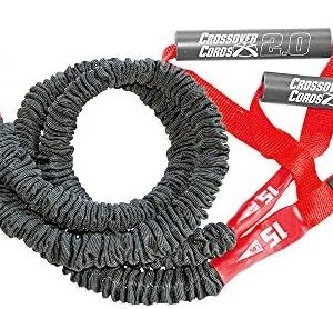Crossover Symmetry Crossover Cords - Shoulder Resistance/Exercise Bands - Perfect for Warmups, Arm Care, Rotator Cuff Exercise or Physical Rehab from Injury - One Set of 2 Cords