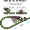 Fida Durable Slip Lead , 6 FT x 1/2" Heavy Duty Loop Leash, Comfortable Strong Rope Leash for Large, Medium Dogs, No Pull Pet Training Leash with Highly Reflective, Green - Image 3