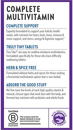 New Chapter Tiny Tabs Multivitamin with Energy Stress and Immune Support + Vitamin D3 + B Vitamins, 192 Count - Image 9