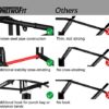 ONETWOFIT Wall Mounted Pull Up Bar with More Stable 6-Hole Design for Indoor and Outdoor Use, Maximum Weight 440 Lbs OT103 - Image 5