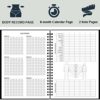 Fitness Journal - Workout Journal/Planner,8.3" x 6.3", Fitness Planner to Track Workout Process, 178 Pages with PP Cover + 2 Goals/Note Pages+ Twin-wire Binding - Image 3