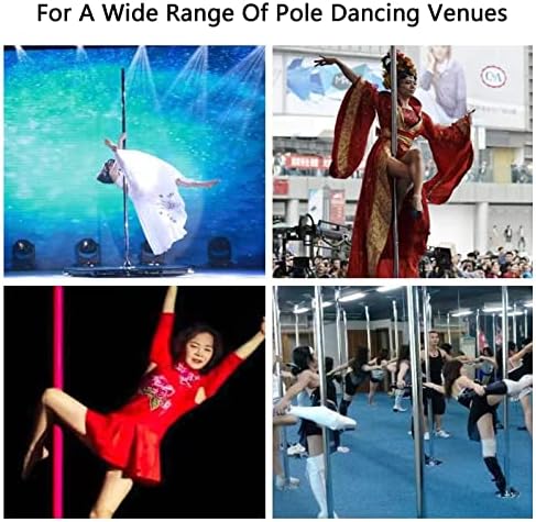 Pole Dance Mat Safety Foldable Yoga Exercise Gymnastics Training Safety Dancing Cushion Portable Circular Steel Pipe Crash Mat(Size:120x3cm,Color:Pink) - Image 8