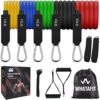 Whatafit Resistance Bands Set (11pcs) + Whatafit Mini Resistance Loop Bands-Set of 5 + Whatafit Pull Up Assist Bands (Set of 4), Perfect for Resistance Training, Physical Therapy, Home Workouts - Image 2