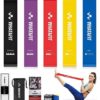 Whatafit Resistance Bands Set (11pcs) + Whatafit Mini Resistance Loop Bands-Set of 5 + Whatafit Pull Up Assist Bands (Set of 4), Perfect for Resistance Training, Physical Therapy, Home Workouts - Image 3