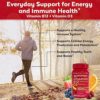 Vitamin B12 5000mcg and Vitamin D3 5000 IU Gummies, 60 Count | Delicious Fruit Punch Flavor, Vitamin D and Methyl B12 Vitamins for Energy and Immune Support - Image 3