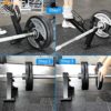 BRTGYM Deadlift Jack Barbell Stand,Carbon Steel Made,Easily Load and Unload 600lb Barbell Plates for Deadlift Exercise, Weight Training, Home Gym (Black Powder Coated) - Image 7