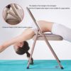 Folding Yoga Stool, Yoga Chair with Lumbar Support, Gym Inverted Chair - Relieve Fatigue and Strengthen The Body, Iron Tube + Rebound Sponge Pad,B-45.5 * 47 * 80CM - Image 7