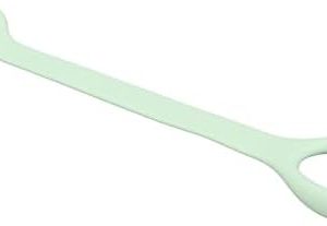 Back Stretching Resistance Band, Silicone Portable Green Back Resistance Band Promote Soft Prevent Slip for Sports
