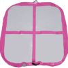 LOYALHEARTDY Square Tumbling Mat 3.3FT Air Track 3.94" Thickened Yoga Mat Inflatable Air Gymnastics Mat with Air Pump Ideal for Home Use Training Cheerleading Yoga Grey+Pink - Image 4
