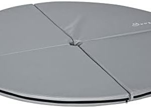 Soozier 2” T x 5’ W Round Folding Portable Pole Dance Crash Mat