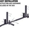 AmStaff Fitness Joist Mount Pull Up Bar, Ceiling Mounted Chin Up Bar for Home Gym, Crossfit, Beam, Rafter - Heavy Duty, Multi Grip, 42" Wide, Maximum Head Clearance - TU038 - Image 4