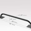 OUUO Heavy Duty Wall Mounted Pull Up Bar for Doorway - Fully Welded Construction Strength Training Pull-Up Bars, 1.25-Inch Durable Steel Tubing - Over Door Pull Up Bar with 4.8” Wall to Bar Spacing - Image 3